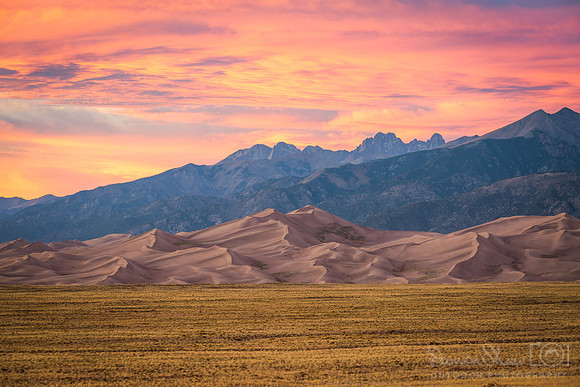 Sunset at Great Sand Dunes National Park