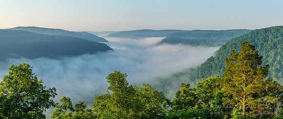 Panorama of the Upper Buffalo Wilderness