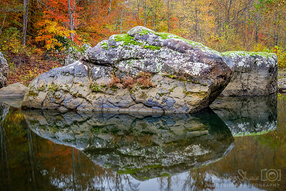 Hedges Hole on the Buffalo in October
