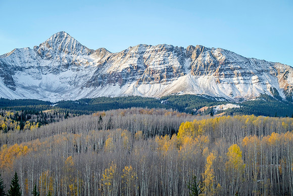 First Light at Wilson Peak
