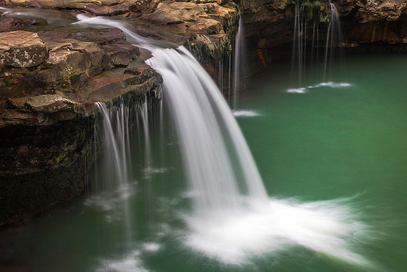 Falling Water Falls Close Up