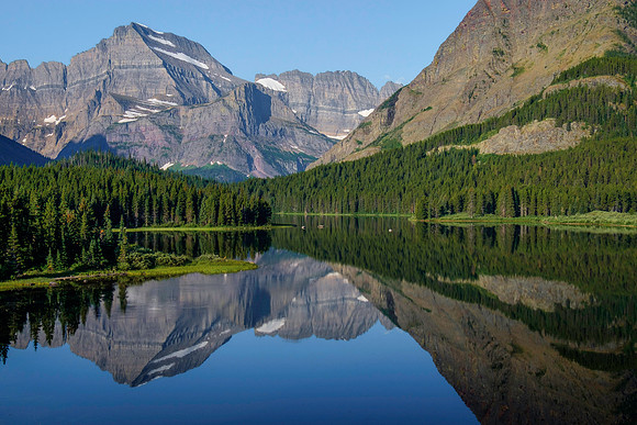 Reflections at Swiftcurrent Lake