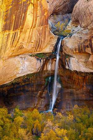 Calf Creek Falls from above