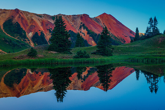 Red Mountain Reflections