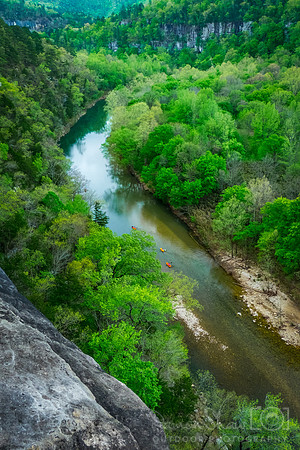 Kayaks on the Buffalo River